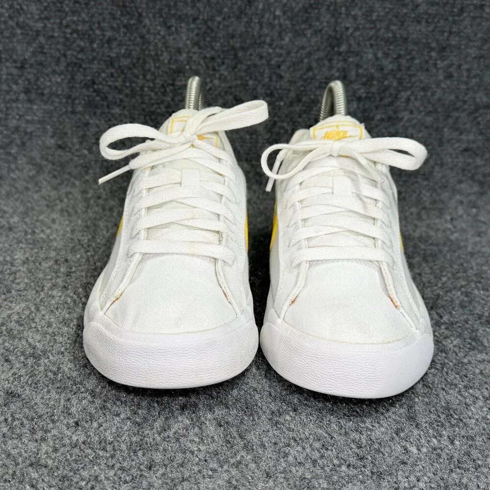 Nike Court Royale AC Canvas Shoes Women's 6 White Topaz Gold‎ Athletic Sneakes